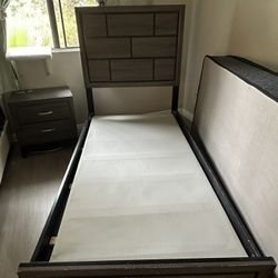 Twin Bed With Mattress 