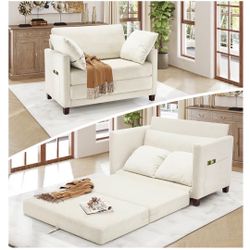 Brand New! 51” Loveseat Sleeper Sofa Bed