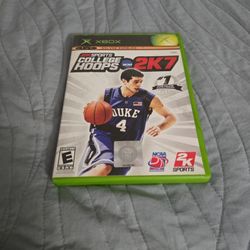 College Hoops NCAA 2K7 On OG XBOX
