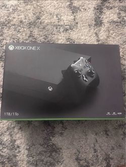 Xbox One X 1TB Console Box