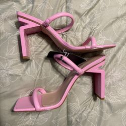 Pink Heels Size 8