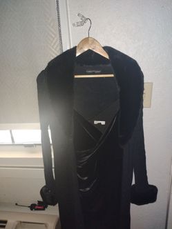 Almost Famous Black Faux Fur Long Coat