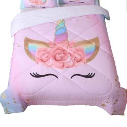 Sirdo Magical Unicorn Comforter Set 3 Pcs