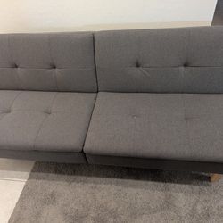 Gray Couch Futon 