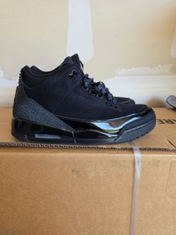 Black Cat Jordan 4 Size 12