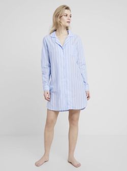 Women’s Blue Striped Boyfriend’s Nightgown 