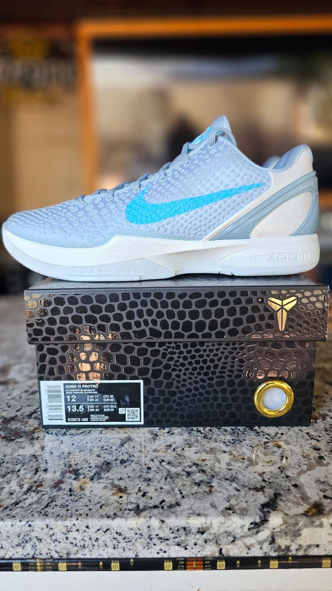 Nike Kobe 6 Protro Caitlin Clark P.E Size 12