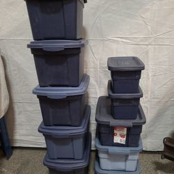 (1) Rubbermaid Roughneck Tote Your Choice