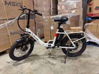 5TH WHEEL Electric Fat Tire Bike – White | Like New