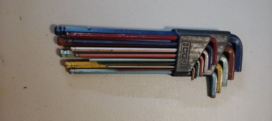 Icon Color Coded Allen Wrench Set 