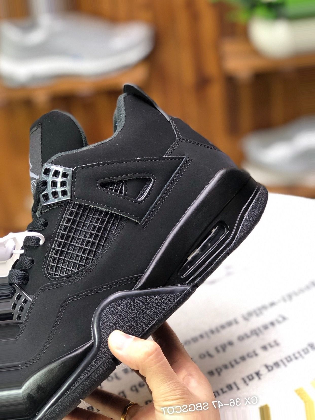 Feline's Black Panther: Jordan 4 Edition