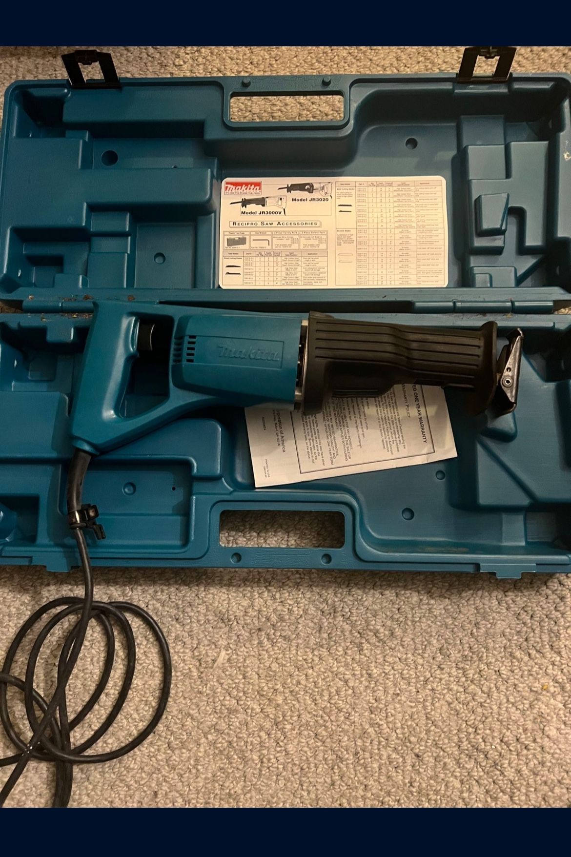 Makita JR3000V Reciprocating Saw