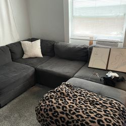 Gray Sectional Couch 