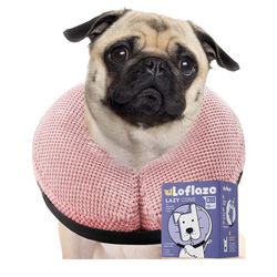 Soft Inflatable Dog Cone Collar for Large Medium Small Dogs Cats After Surgery - Neck Donut, E Collar Alternative for Recovery