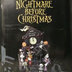 Rare Nightmare Before Christmas Halloween Mantle Clock