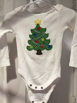 Christmas tree onesie
