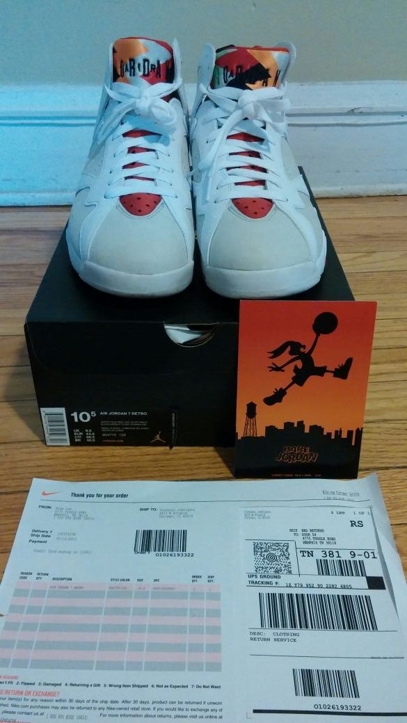 Nike Air jordan retro vii Hares size