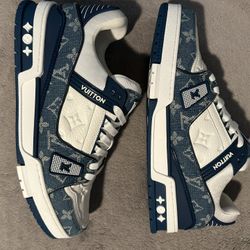 LV Trainers Denim blue
