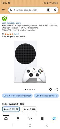 Microsoft Xbox Series S with Controller
