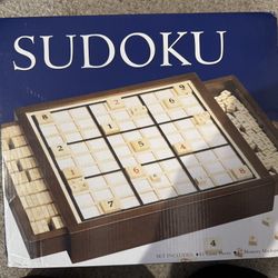 Wooden Sudoku Puzzle Board 