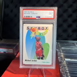 Michael Jordan 1991 Skybox PSA 9