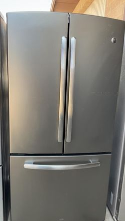 GE 3 Door Stainless Steel Refrigerator
