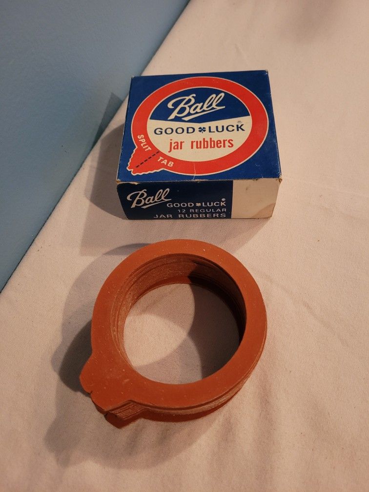 Vintage Jar Rubbers By Ball