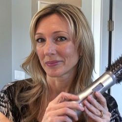 (John Frieda) Purple Salon Shape Hot Air Brush
