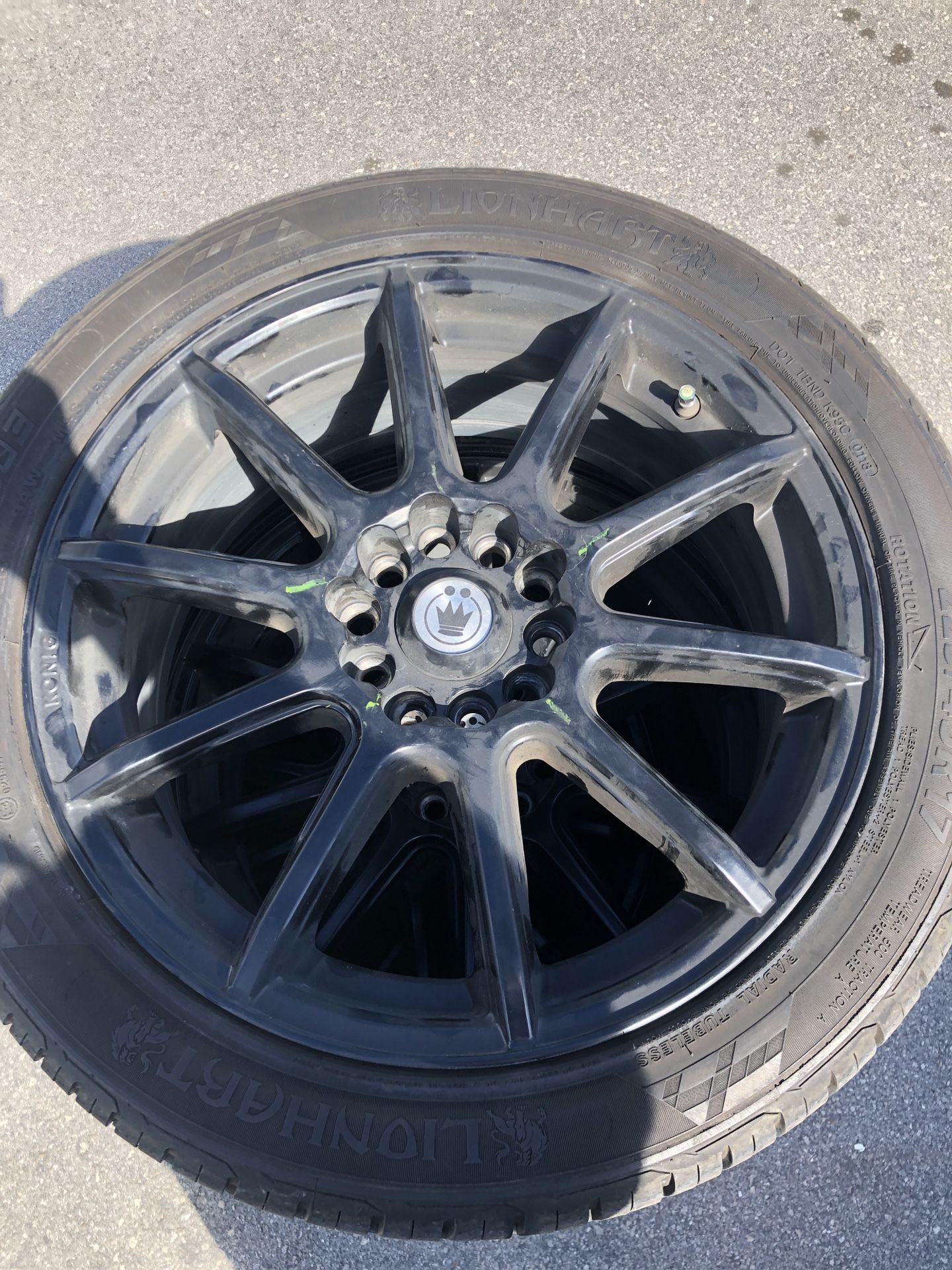 17” Rims Matte Black (Konig)