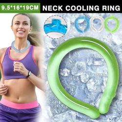 Neck Cooling Ring Wearable Cooling Neck Wrap For Summer Heat 2-pack