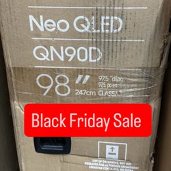SAMSUNG 98-Inch Class Neo QLED 4K QN90D Series Neo Quantum HDR+, Dolby Atmos, Object Tracking Sound+, Anti-Glare, Gaming Hub, Q-Symphony, Smart TV wit