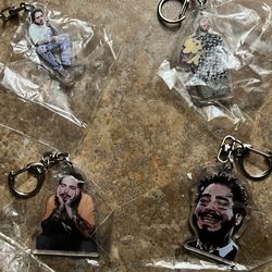 Post Malone keychains