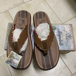 Margaritaville Men's Flip Flop Sandals 10M New