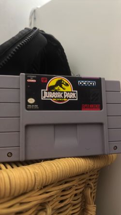Jurassic Park SNES Cartridge