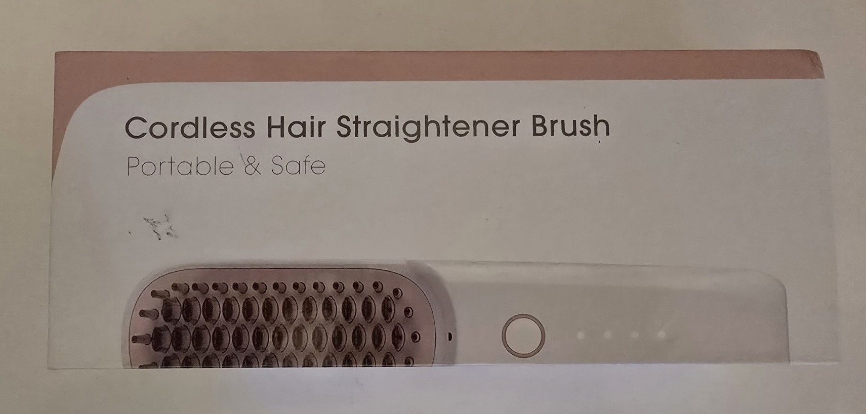 Cordless Hair Straightener Brush