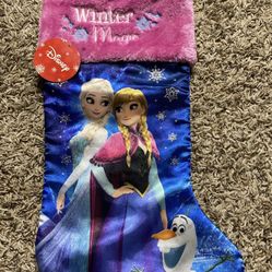 Frozen Christmas Stocking Elsa Anna Disney Disneyland