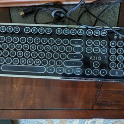 Azio - Typewriter Retro Mechanical USB Keyboard