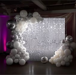 SILVER SHIMMER WALL PANELS