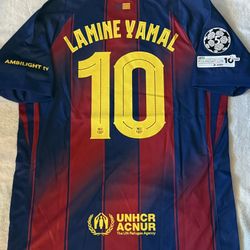 Lamine Yamal Barcelona #10 25/26 Jersey