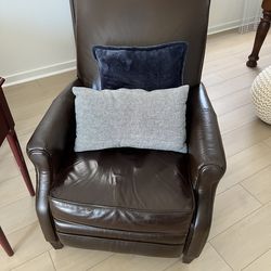 Leather reclining chair