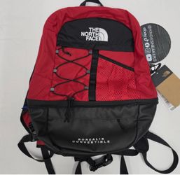 The North Face Borealis Convertible Backpack Red Black NEW