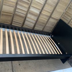 Twin Bed - Ikea Malm Bed Black 79 W x 44 D x 39 ½  H
