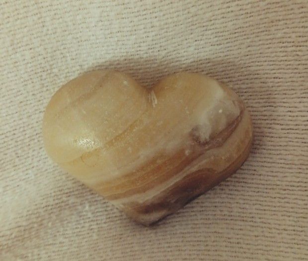 Calcite, Caribbean Calcite Heart 