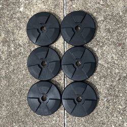 10lb x6 Standard 1” weight plates weights plate 10 lb lbs 10lbs 60lbs Total Cast Iron for Barbell bar Dumbbell Dumbbells