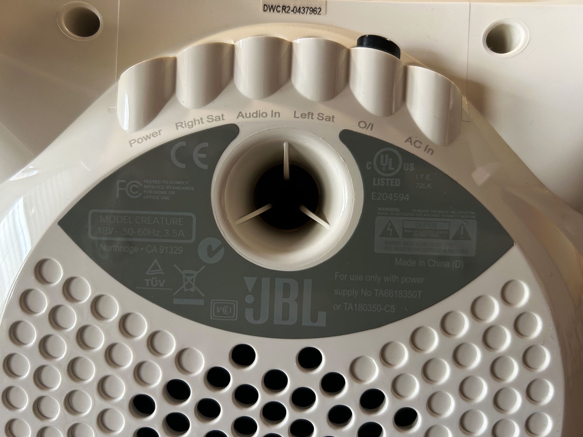 JBL Creature White - Computer Speakers (E204594) for Sale in