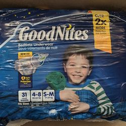 Goodnites Bedtime Underwear Size Small/Medium 31 Count