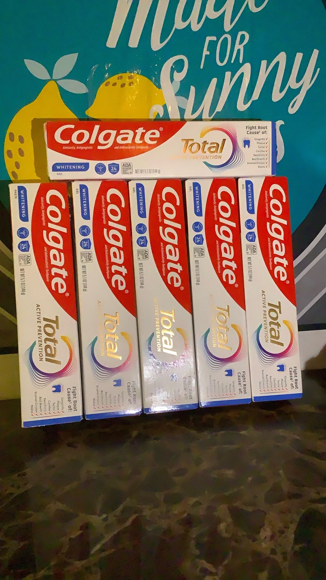 6-Colgate Total 5.1oz All For $14 Or 4 For $10