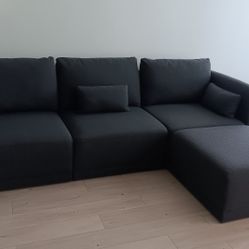 Dark Gray Modular Sectional Sofa