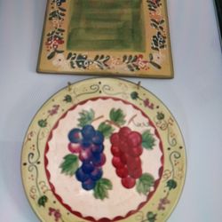 These Plates Are Hot Pan Holders $5 Pares 