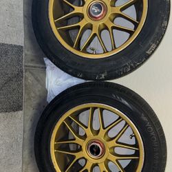 2 17 Inch Sparco Wheels w Tires